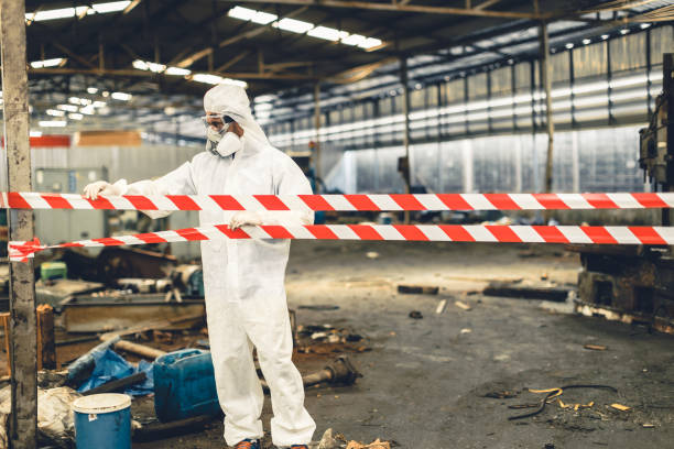 Professional Hoarding Cleanup technician working in Alexandria, VA